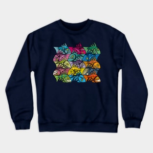 Escher style fish ambigram XXIV Crewneck Sweatshirt